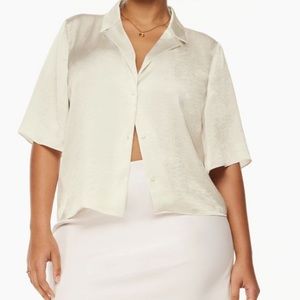 NWOT Wilfred Cream Beso Blouse